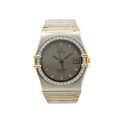 Omega Constellation with Diamonds