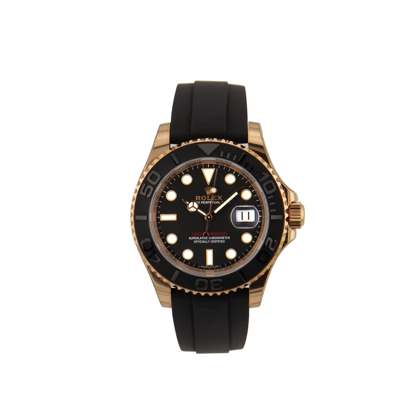 Rolex Yacht-Master 40 116655 Rose Gold Black Dial (2018)