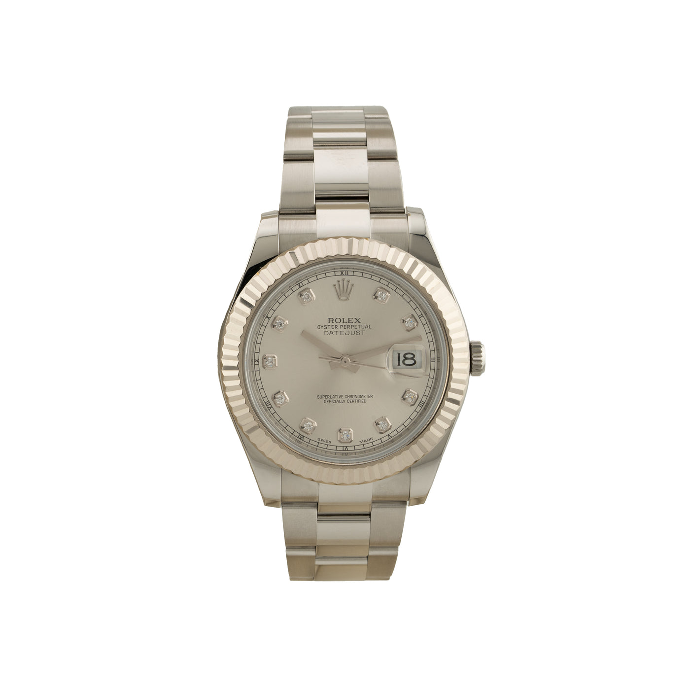 Rolex Datejust II 116334 Diamond Dial (2015)