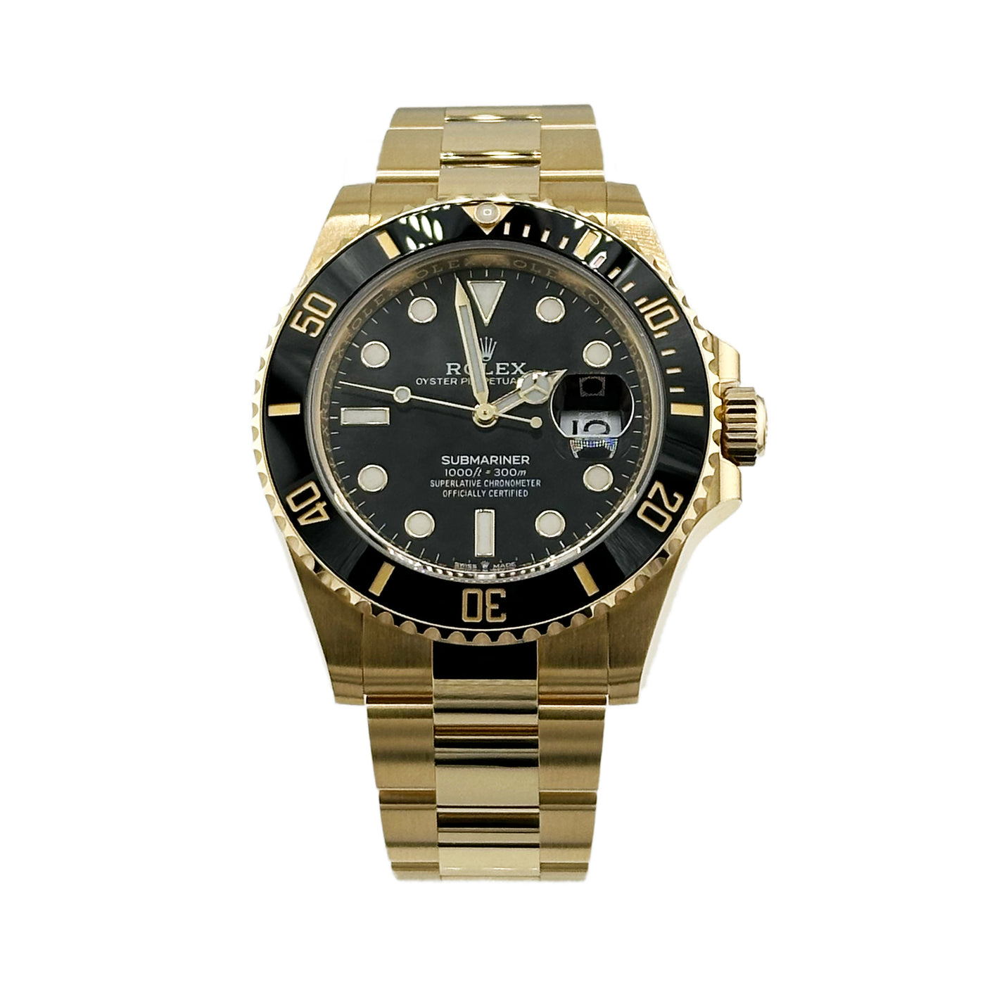 Rolex Submariner Date 126618LN Yellow Gold Black Dial (2021)