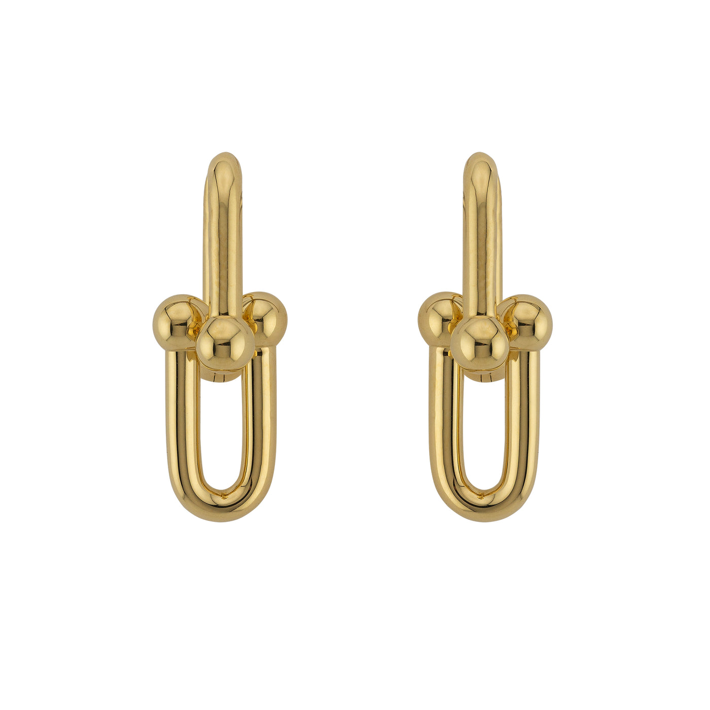 Tiffany & Co. HardWear 18K Yellow Gold Medium Link Earrings