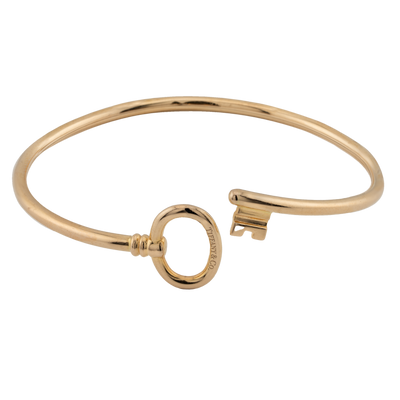Tiffany & Co. 18K Yellow Gold Key Wire Bracelet