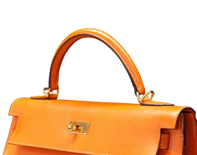 Hermes Kelly 32 Potiron Orange