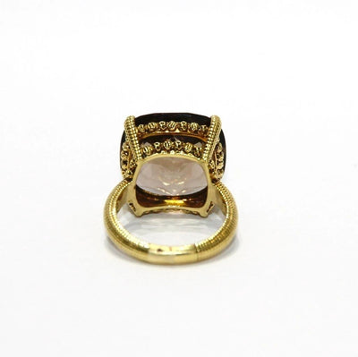 Judith Ripka 18kt gold ring