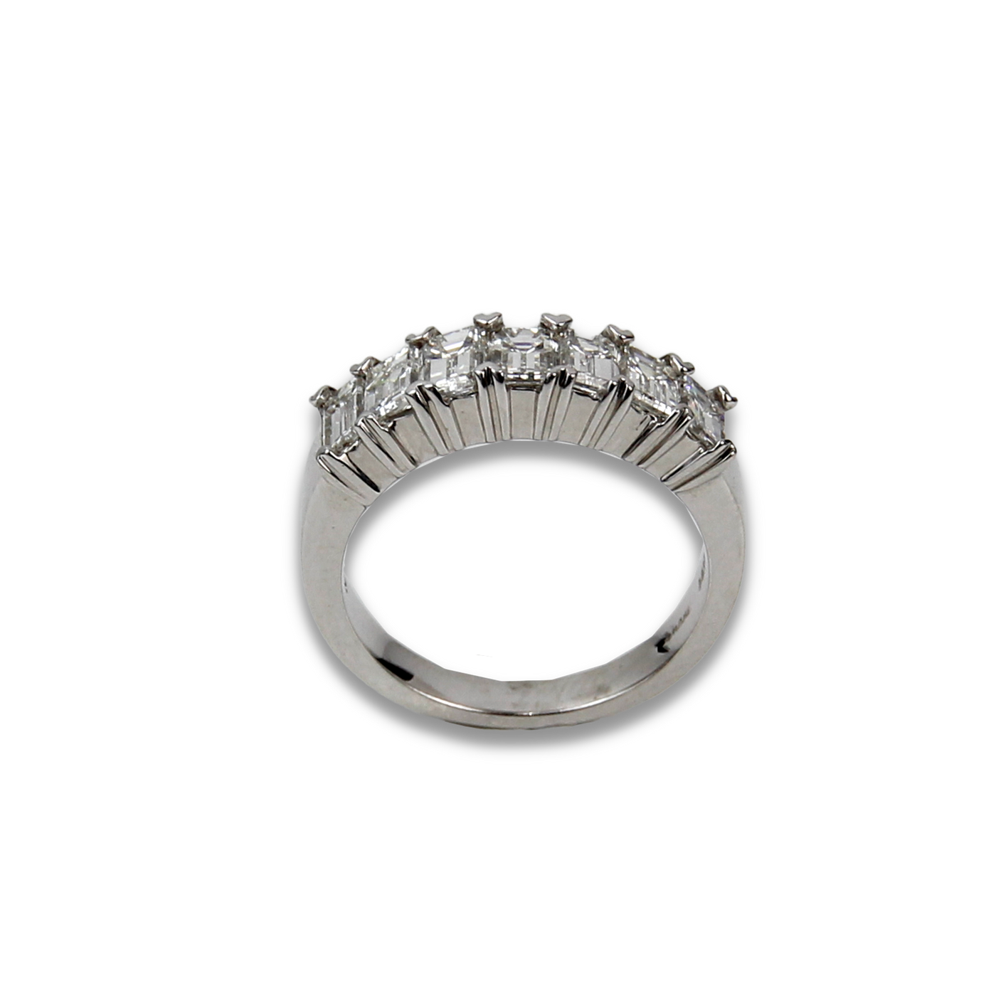 ECJ Collection 18K White Gold Wedding Band 1.93ctw Diamond Ring
