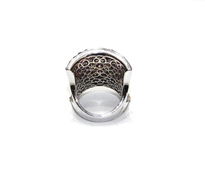 Stefan Hafner Multi Color Sapphire and Diamond Ring