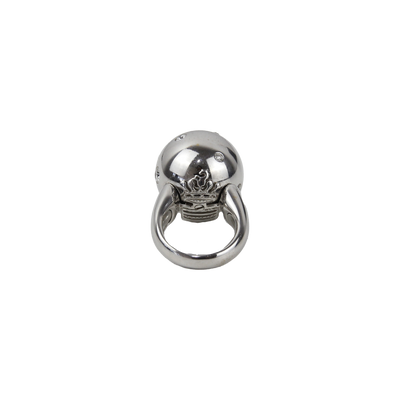 De Grisogono 18K White Gold Ball Diamond Ring