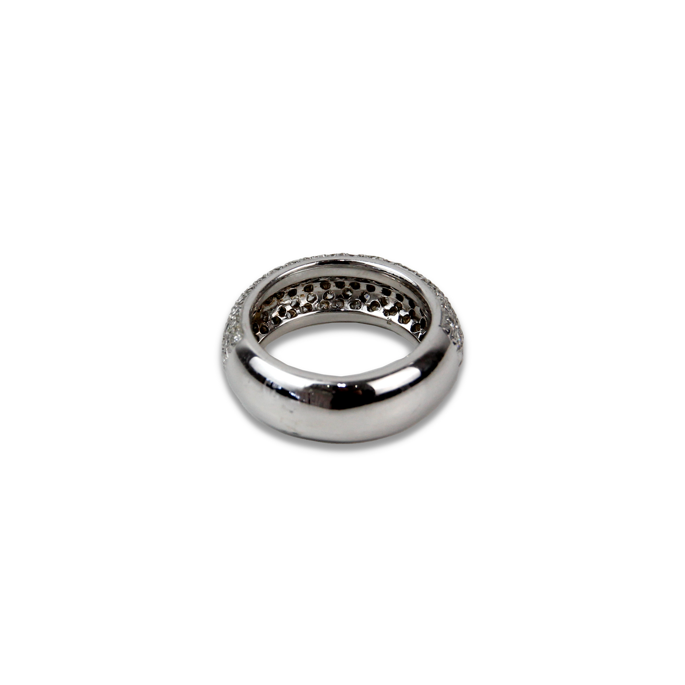 ECJ Collection 14K White Gold 1.40ctw Diamond Pave Ring