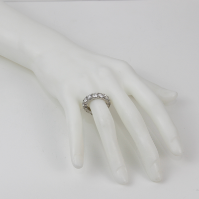ECJ Collection 18K White Gold 5.88ctw Diamond Ring