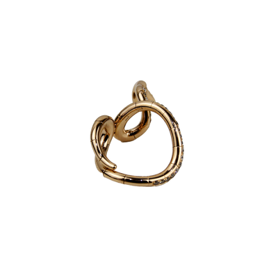 Pasquale Bruni 18K Rose Gold 0.66ctw Diamond Snake Ring