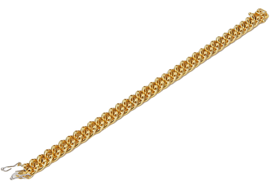 ECJ Collection 18K Yellow Gold 2.80ctw Diamond Cuban Link Bracelet