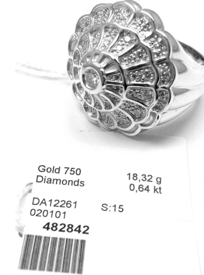 CARRERA Y CARRERA Afrodita Diamond White Gold Ring - ecjmiami