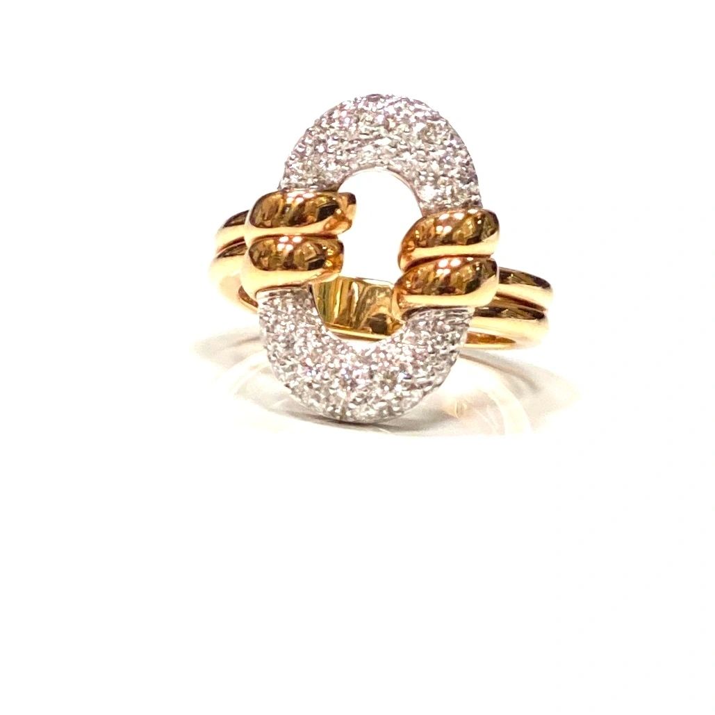 Leo Pizzo 18KT Rose Gold Diamond Ring - ecjmiami