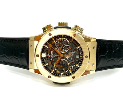 Hublot Classic Fusion Limited Edition "Pele" 45mm Yellow Gold