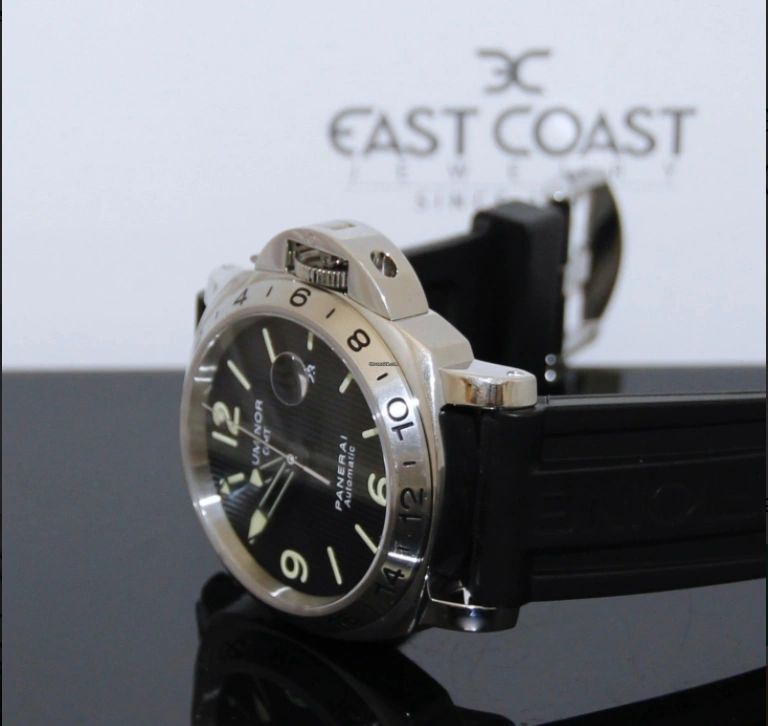 Panerai Luminor GMT Tuxedo Dial PAM00029 Steel East Coast Jewelry