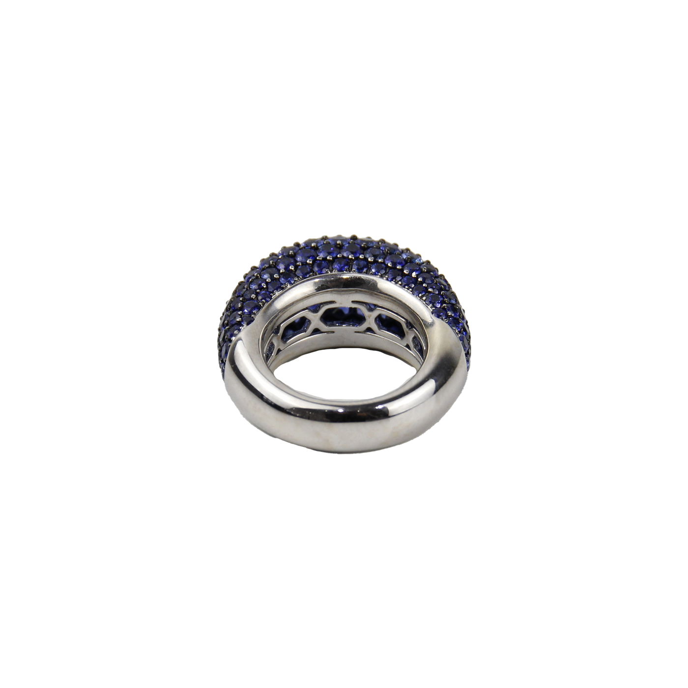 ECJ Collection 18K White Gold 10.41ctw Sapphire Ring