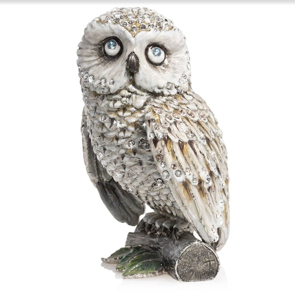 Jay Strongwater Hildy Owl 5" Figurine - ecjmiami