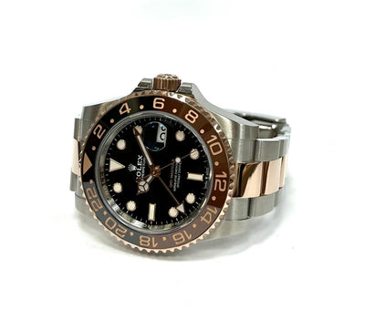 Rolex GMT Master II "Root Beer" Two-Tone Stainless Steel/Rose Gold