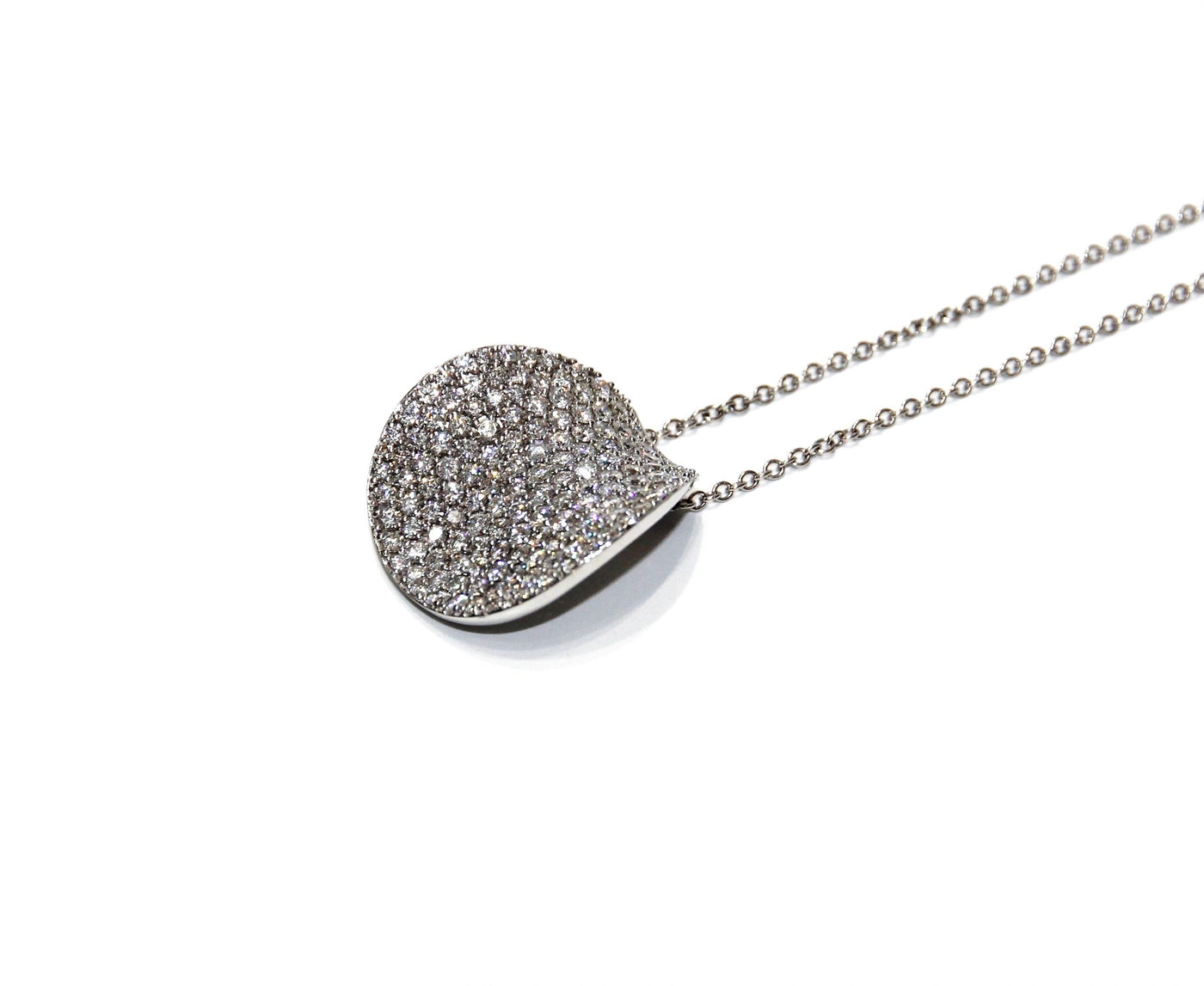 Stefan Hafner 18K White Gold Diamond Necklace