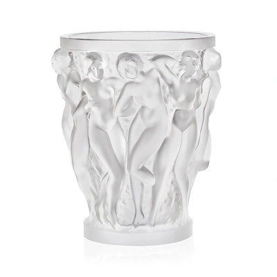 LALIQUE BACCHANTES GRAND VASE NUMBERED EDITION CLEAR CRYSTAL - ecjmiami