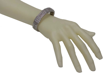 Judith Ripka 18K White Gold Diamond Bracelet