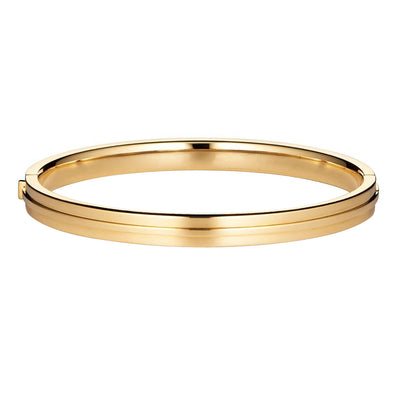 Tiffany & Co T Diamond Hinged Bangle 18k Yellow Gold Bracelet