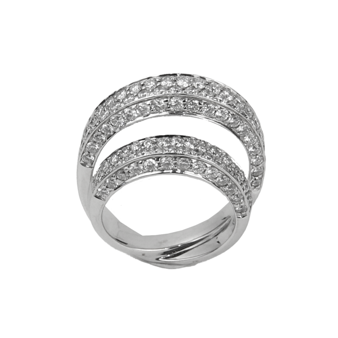 ECJ Collection 18K White Gold 2.24ctw Diamond Ring