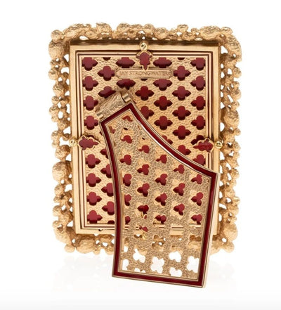 Jay Strongwater Emery Bejeweled 4" x 6" Frame - ecjmiami