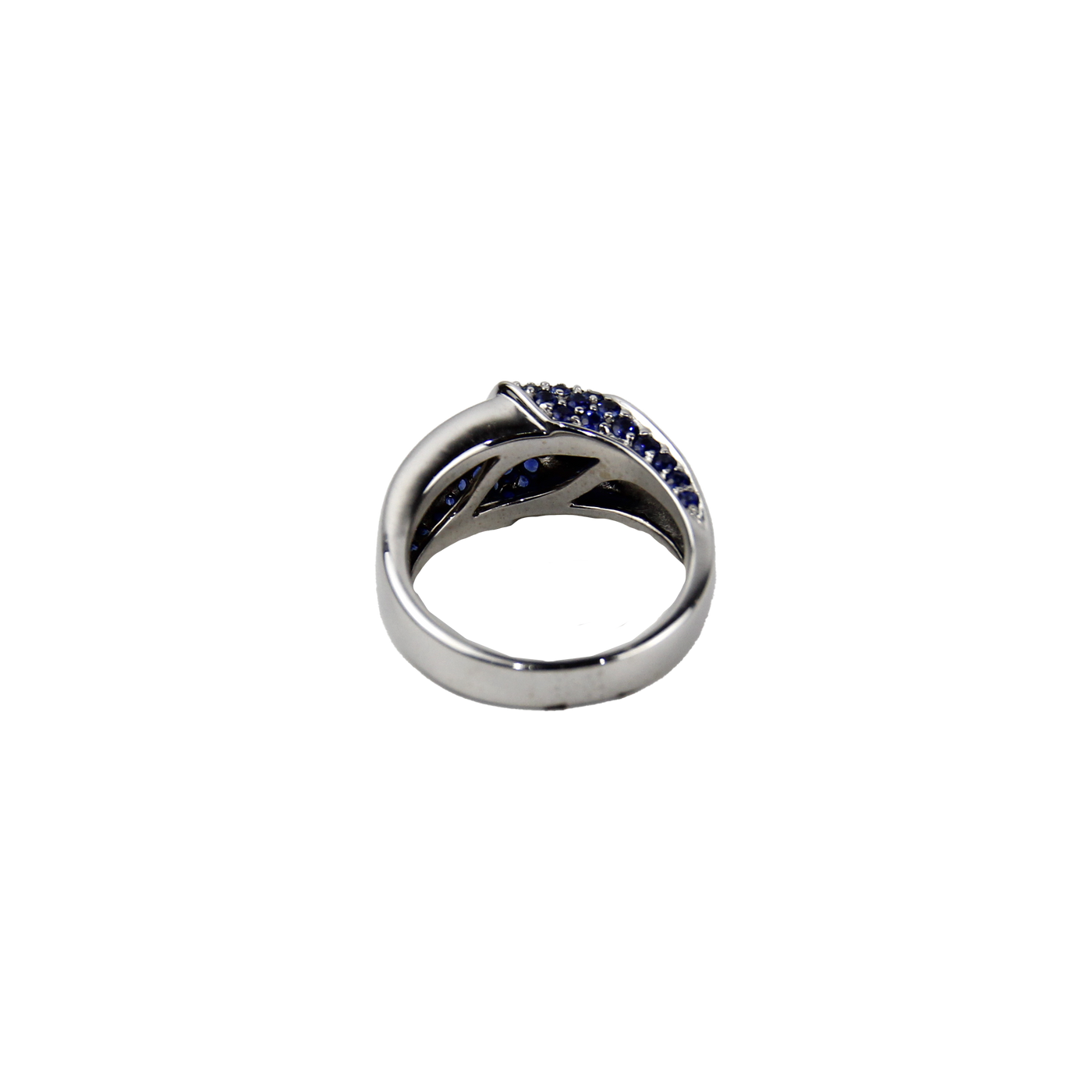 ECJ Collection 18K White Gold Sapphire Ring