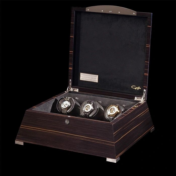Orbita Salvador Dali Ebony Macassar Watch Winder Winding Box East Coast Jewelry