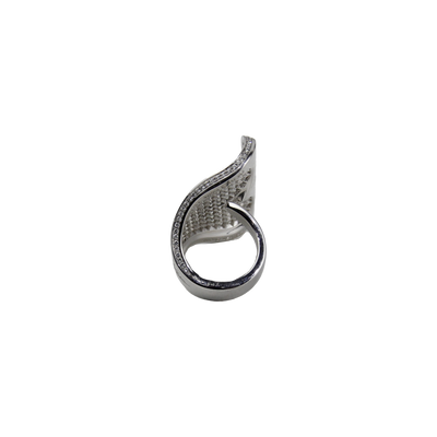 Roger Dubuis 18K White Gold 7.50ctw Diamond Heart Ring