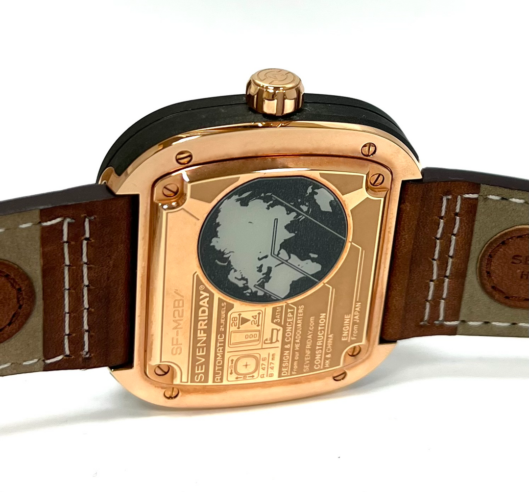Friday Watch Sevenfriday Rose Gold Seven Friday M-Series M2-02 Engine  Automatic Watch