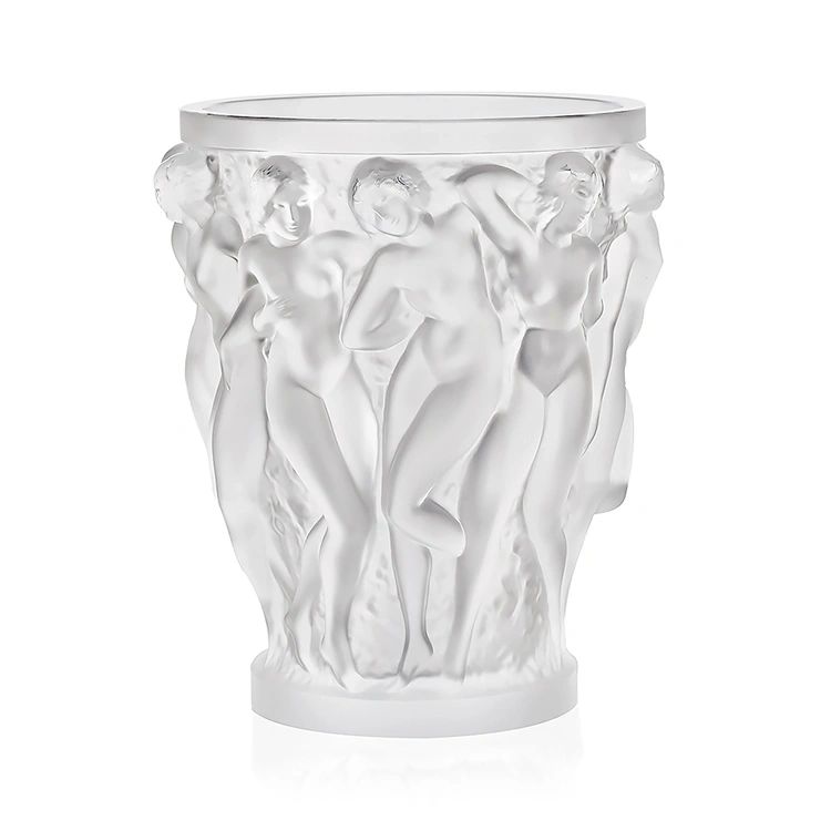 LALIQUE BACCHANTES GRAND VASE NUMBERED EDITION CLEAR CRYSTAL - ecjmiami