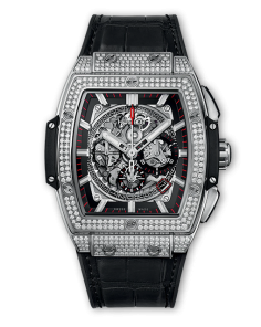 Hublot SPIRIT OF BIG BANG 45 mm TITANIUM PAVÉ - ecjmiami