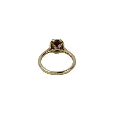 ECJ Collection 14K Yellow Gold Ruby & Diamond Ring