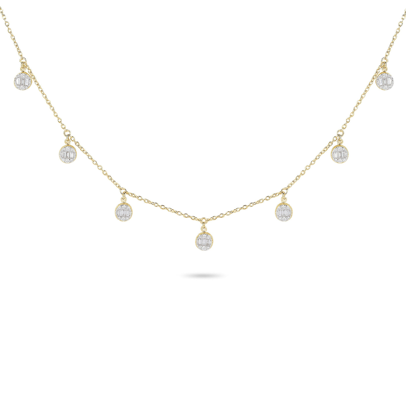 Yessayan 18K Yellow Gold Diamond Illusion Charm Necklace