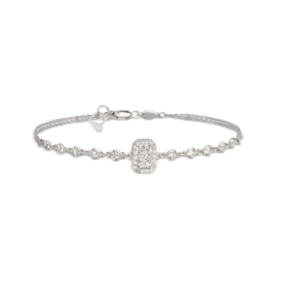 Illusion Diamond Chain Bracelet | jewelry online store | shop bracelets