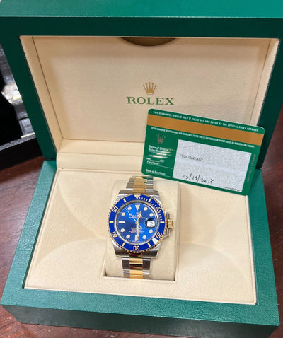 Rolex Submariner Date Two Tone Stainless Steel/Yellow Gold 40mm