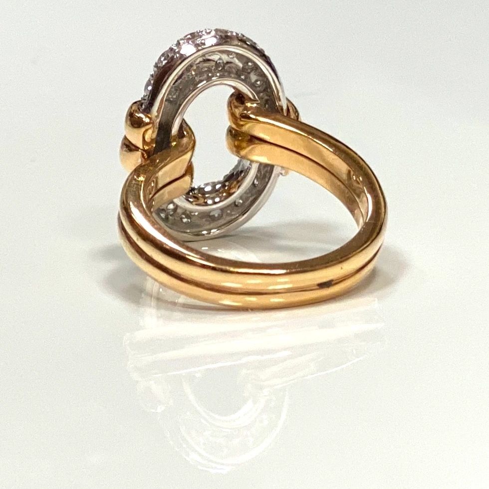 Leo Pizzo 18KT Rose Gold Diamond Ring - ecjmiami