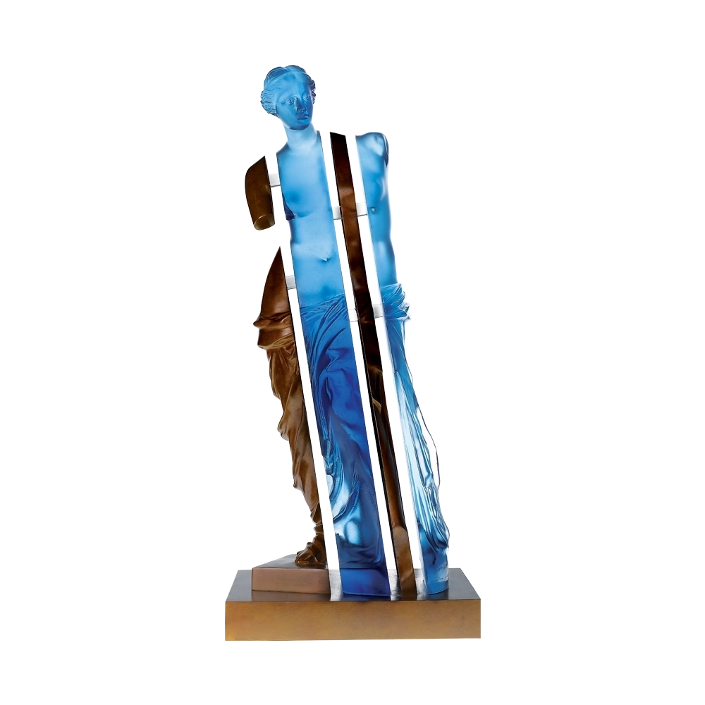 Daum L'Âme de Vénus in Blue & Bronze by Arman