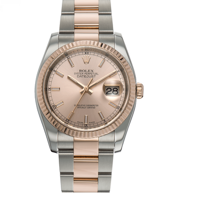 Rolex Datejust 36 Two Tone Stainless Steel/Rose Gold 36mm