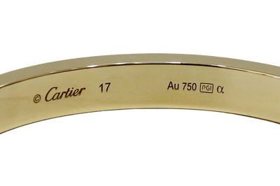 Cartier Diamond Love Bracelet 18K Yellow Gold