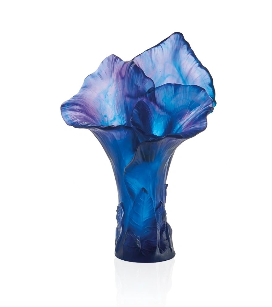 Daum Arum Bleu Nuit Magnum Vase - ecjmiami