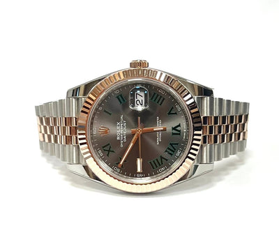 Rolex Datejust 41 Two Tone Stainless Steel/Rose Gold Jubilee "Wimbledon" 126331