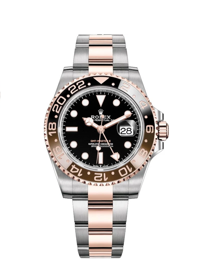 Rolex GMT Master II "Root Beer" Two-Tone Stainless Steel/Rose Gold