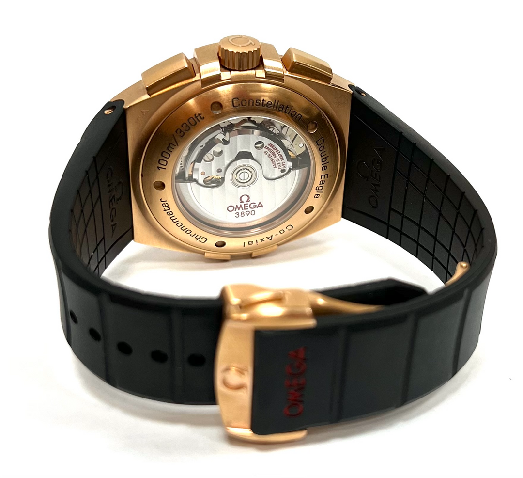 Omega Constellation Double Eagle Chronograph Rose Gold 44mm – East