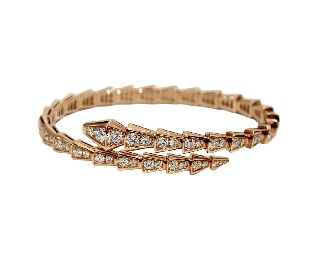 Bulgari Serpenti Viper Bracelet Rose Gold East Coast Jewelry