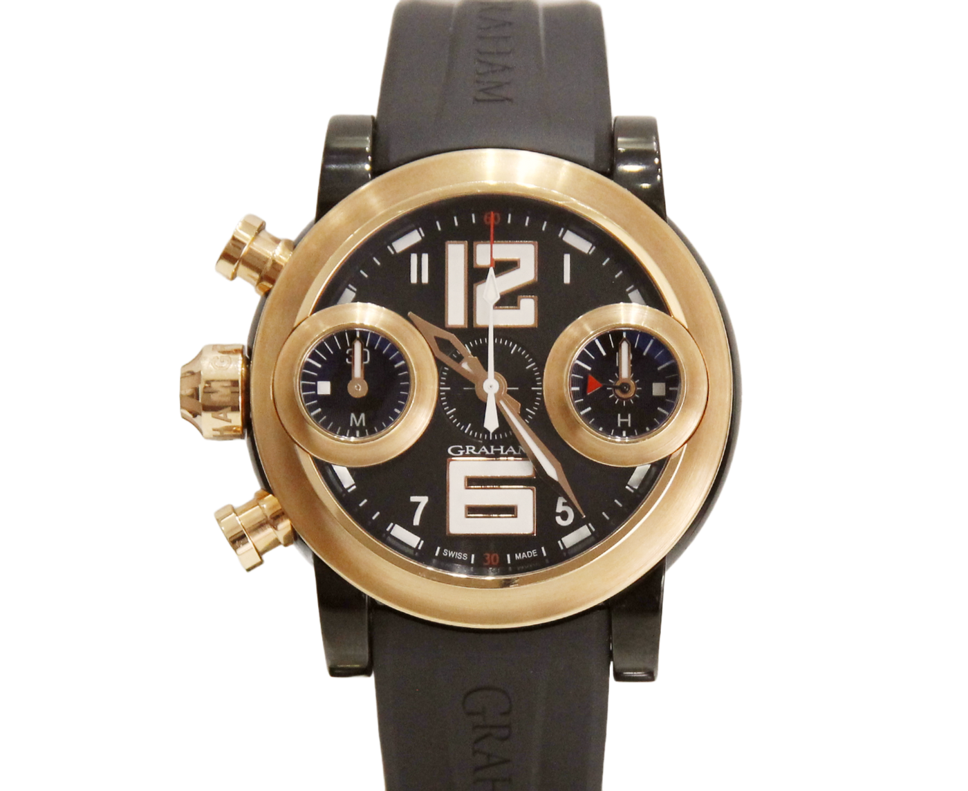 Graham Swordfish Stainless Steel PVD And Rose Gold Left handed 46mm