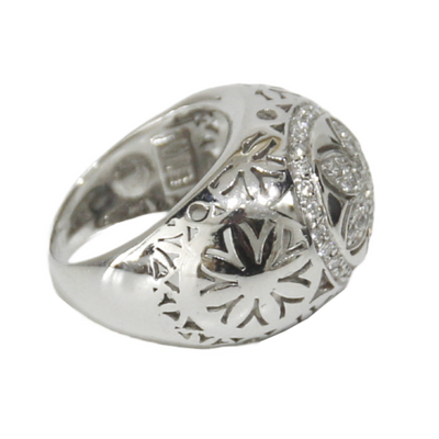 Nouvelle Bague 18K White Gold Diamond Ring