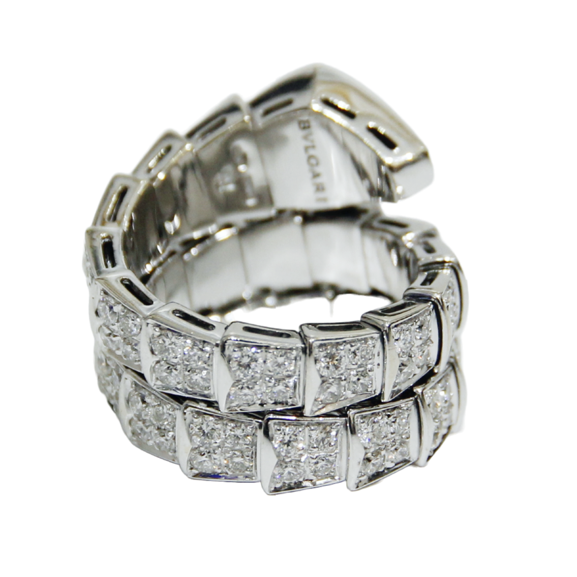 Bulgari Serpenti Viper 2.85ctw Diamond Ring
